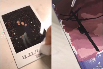 Kreatif, Wanita Ini Sulap Foto Mantan Jadi Tampilan yang Baru, Cocok Jadi Hiasan Kamar