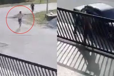 Detik-detik Pria Tua Dipukuli Sekelompok Orang, Bahkan Ditabrak dengan Mobil