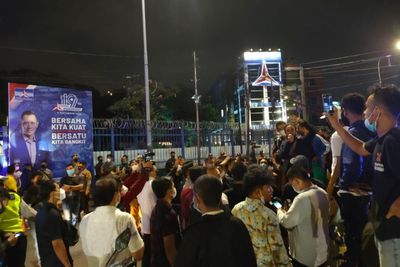 Kantor DPP Demokrat di Jakpus Digeruduk Massa, Polisi: Situasi Kondusif