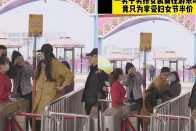 Demi Dapat Diskon Tiket Masuk Taman Hiburan, Pria Ini Nyamar Jadi Perempuan