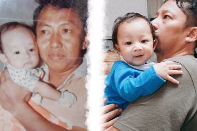 Potret Anak Kedua Sabai Morscheck Plek-Ketiplek sama Suami, Netizen: Reinkarnasi Baba