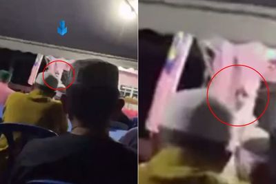 Ngeri! Warga Sedang Tahlilan, Sosok Diduga Pocong Terekam dalam Kamera
