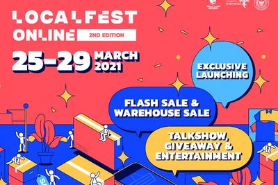 LOCALFEST Online 2nd Edition 2021, Flash Sale dan Rilisan Eksklusif Ratusan Brand Lokal!