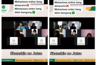 Lagi Kuliah Online, Mahasiswa Ini Keluarkan Jurus Shunshin No Jutsu: Tiba-Tiba Hilang