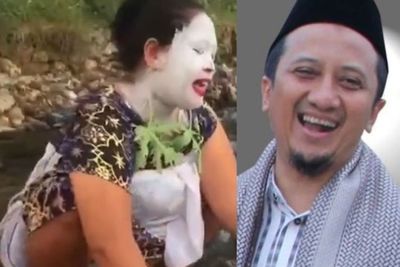 Ustadz Yusuf Mansur Istighfar Lihat Emak-Emak Cuci Piring di Pinggir Kali