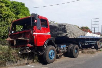 Menyedihkan, Supir Truk Ini Mengantuk dan Tergilas Ban Kanan Hingga Tewas di Rantauprapat