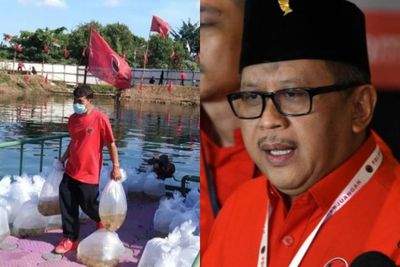 Terungkap! Ada Perusahaan Konveksi Diam-diam Buang Limbah ke Waduk, Air Jadi Hitam dan Bau