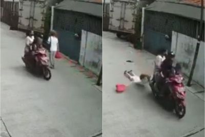 Miris, Pria Ini Bonceng Anak dan Istri saat Menjambret, Korban Terjatuh dan Terseret
