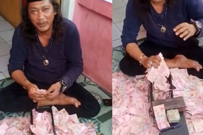 Ustaz Gondrong Ditangkap dan Jadi Tersangka Usai Viral Ritual Pengganda Uang Pakai Jenglot