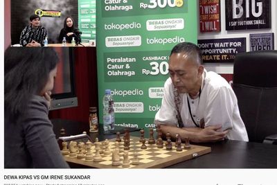 Duel Dewa Kipas Vs Irene Disorot Federasi Catur Internasional, Capai 1,25 Juta Penonton