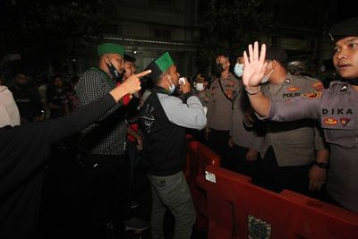 FOTO: Unjuk Rasa Aktivis Himpunan Mahasiswa Islam