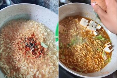 Apes, Niat Bikin Mi Instan Estetik, Wanita Terpaksa Buang Mi Instannya Karena Telur Busuk
