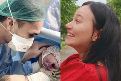Istri Randy Pangalila Melahirkan Anak Pertama, Wajah Bayi Bikin Asmirandah Terpana