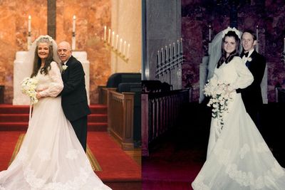 Romantis, Pasangan Ini Mengambil Ulang Foto Pernikahan Setelah 50 Tahun Menikah