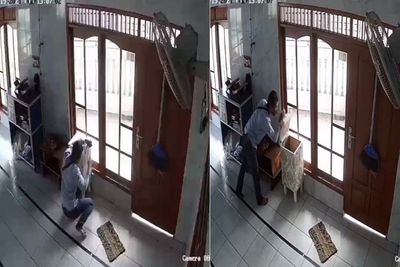 Pria Terekam CCTV Bobol Kotak Amal, Kecele Isinya Kosong, Lari Terbirit Dipergoki Warga