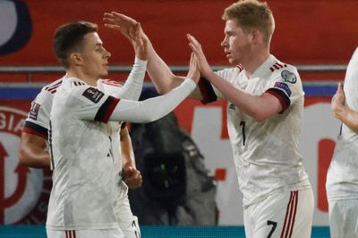 FOTO: Kualifikasi Piala Dunia, Belgia vs Wales 3-1