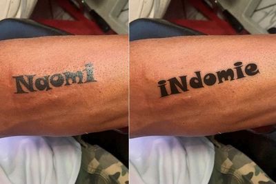 Cinta Kandas di Tengah Jalan, Pria Ini Ganti Tato Nama Mantan menjadi Indomie