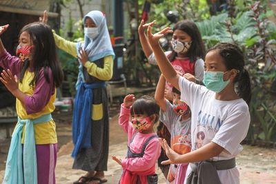 FOTO: Pelatihan Tari Betawi Untuk Anak
