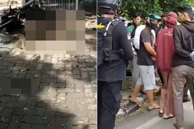 Terungkap Pelaku Bom Bunuh Diri Gereja Katedral Makassar, Tubuhnya Hancur, Naik Motor