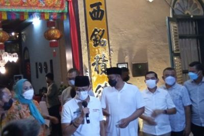 Sandiaga Uno Jalan-jalan di Kawasan Kesawan Medan, Katanya Kuliner Medan jadi Magnet