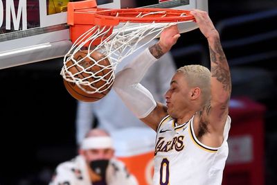 FOTO: Tanpa LeBron dan Davis, Lakers Kalahkan Magic 96-93