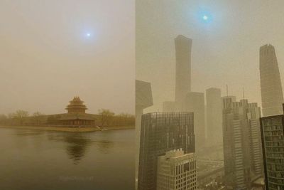 Ketika Langit di Beijing Berubah Kuning dan Mataharinya Bersinar Biru, Ada Apa?