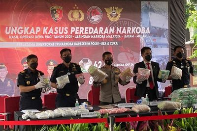 Bareskrim Tangkap 2 Nelayan di Laut Sumut karena Bawa 42 Kg Sabu dan Ekstasi