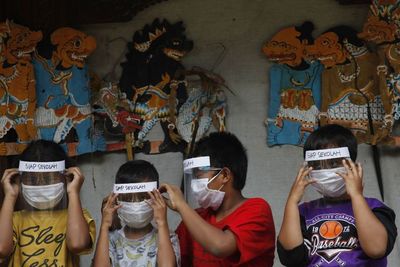 FOTO: Aksi Sambut Pembelajaran Tatap Muka