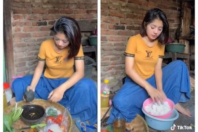 Viral Cewek Cantik Masak Semur Jengkol, Netizen Malah Debat soal Keringat hingga Santan