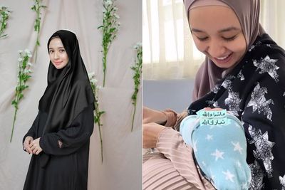 Bahagianya Laudya Cynthia Bella Gendong Anak Zaskia Sungkar