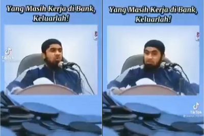 Ustaz Ini Suruh Orang yang Kerja di Bank Keluar, Katanya: Kalau Taat Gak Mungkin Kelaparan