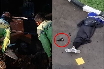 Foto Pemakaman Zakiah Aini, Netizen Malah Salfok ke Lubang Celengan Tukang Gali Kubur