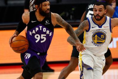 FOTO: Toronto Raptors Bantai Golden State Warriors 130-77