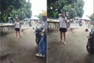 Ngeri! Emak-emak Ngamuk Todong Golok ke Petugas PLN, Tak Terima Listrik Rumahnya Diputus