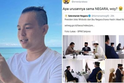 Pernikahan Atta Diunggah Sekretariat Negara, Ernest Prakasa: Apa Urusannya Woi?!