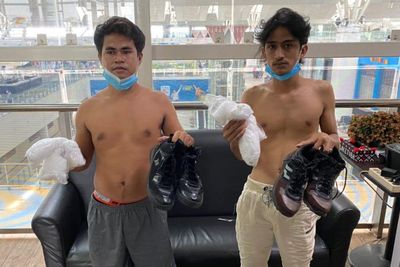 Selundupkan Sabu 2 Kg di dalam Sol Sepatu, Petugas KNIA Tangkap Dua Warga Musibanyuasin