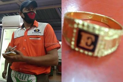 Pelayan Jujur Ini Viral Setelah Mengembalikan Cincin Emas Pelanggan yang Tertinggal