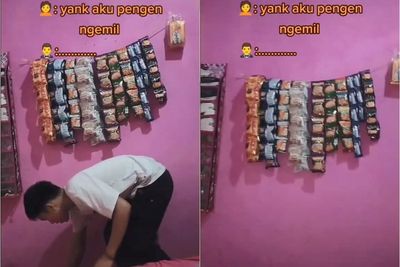 So Sweet! Pria Ini Buatkan Warung Pribadi untuk Pacarnya yang Suka Ngemil, Netizen Iri