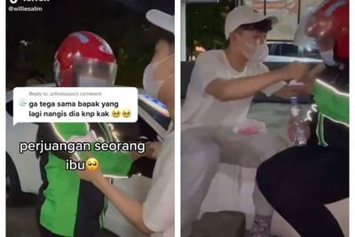 Perjuangan Ibu Jadi Driver Ojol, Kelelahan Jatuh dari Motor hingga Nyaris Ditabrak Mobil