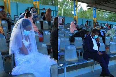 Melanggar Peraturan Covid-19, Pengantin dan Tamu Undangan Dipaksa Bermalam di Stadion