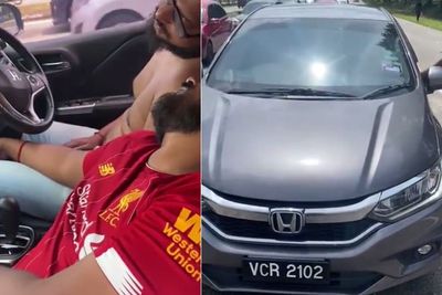 Fans Liverpool Ketiduran di Mobil di Tengah Jalan, Bikin Macet Parah