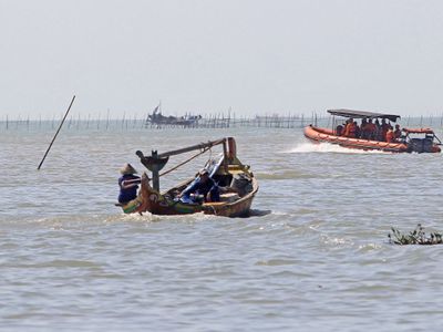 Kapal Berbendera Malaysia Ditangkap Baharkam Polri di Kepri Usai Lakukan Ilegal Fishing