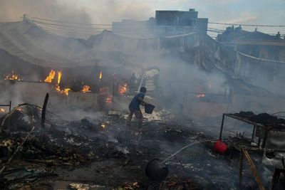 Kebakaran Pasar Kambing Tanah Abang Hanguskan Ratusan Lapak
