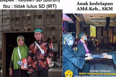 Viral Pasutri Buruh Hanya Lulusan SD, Tapi Berhasil Sekolahkan 8 Anak Hingga Lulus Kuliah
