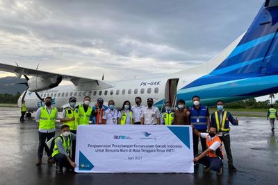 Bantu Korban Bencana, Garuda Indonesia Operasikan Penerbangan Kemanusiaan ke NTT