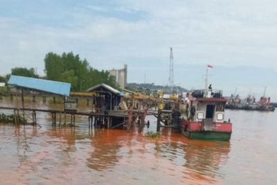 SPOB Tenggelam di Sungai Mahakam, Tumpahan Minyak Hasilkan Pencemaran, 1 Orang Hilang