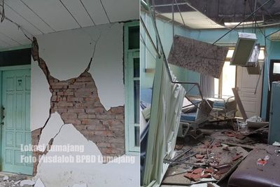 Malang Diguncang Gempa 6,7 M, Sejumlah Bangunan Dilaporkan Rusak