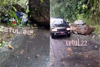 Mengenaskan, Pengendara Motor Ini Tewas Tertimpa Reruntuhan Batu, Dampak Gempa Malang