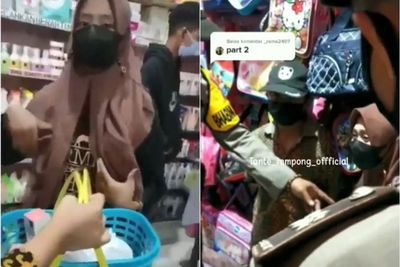 Duh! Remaja Perempuan Ini Terciduk Curi Produk Kecantikan di Toko, Merengek saat Ditangkap