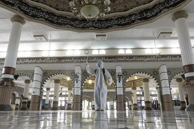 FOTO: Persiapan Ibadah Ramadhan Sesuai Protokol Kesehatan